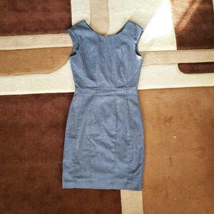 Calvin Klein Grey Classic Sleeveless Sheath Dress